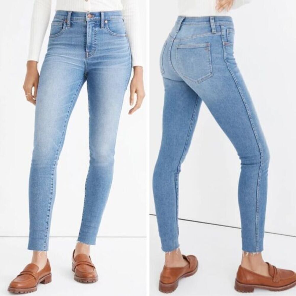 NEW Madewell 10" High-Rise Skinny Jeans in Ainsworth Wash, size 26